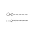 1 mm Cable Chain in platinum