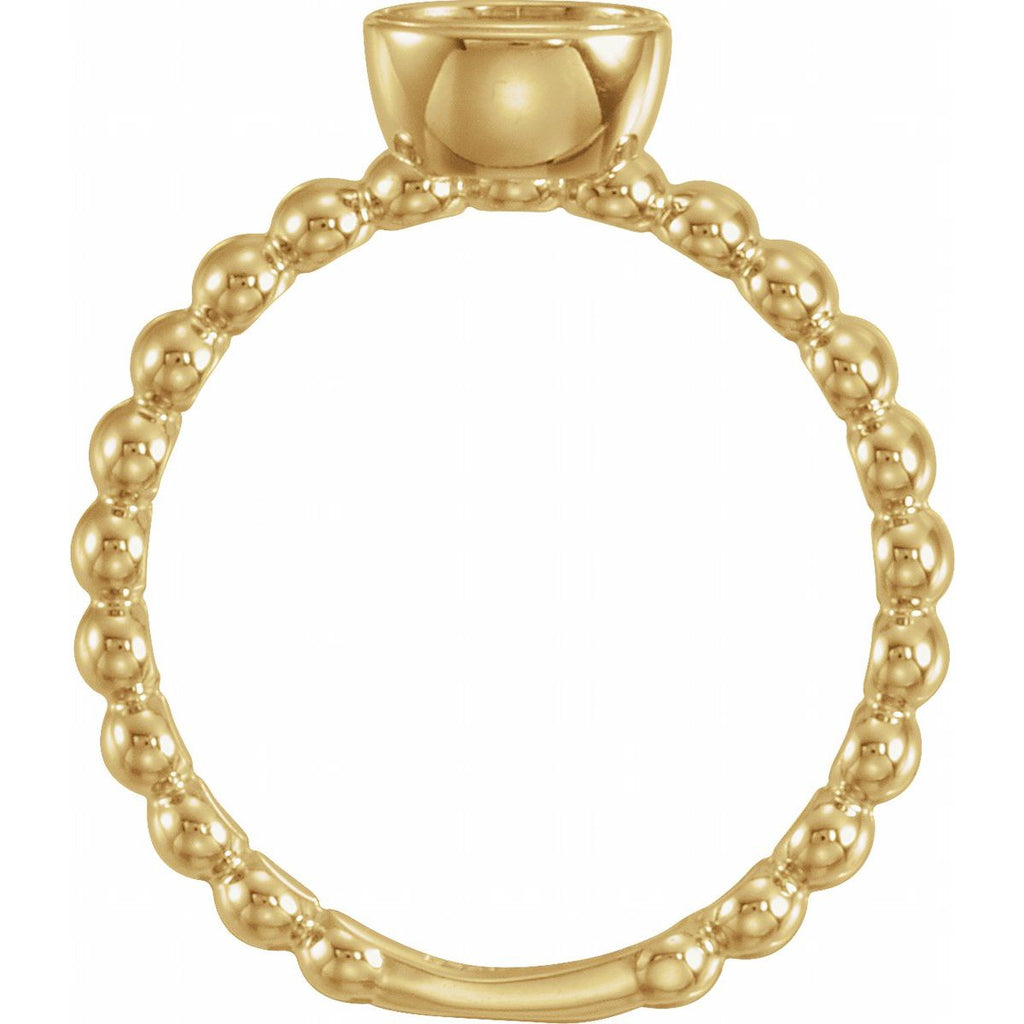 .05 CTW Natural Diamond Family Stackable Ring in 14k yellow gold