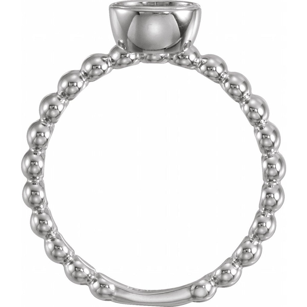 .05 CTW Natural Diamond Family Stackable Ring in 14k white gold