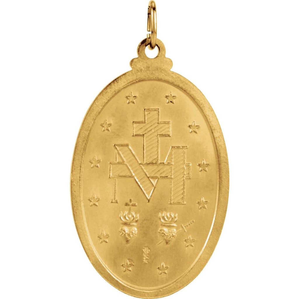 29x20 mm Oval Miraculous Medal