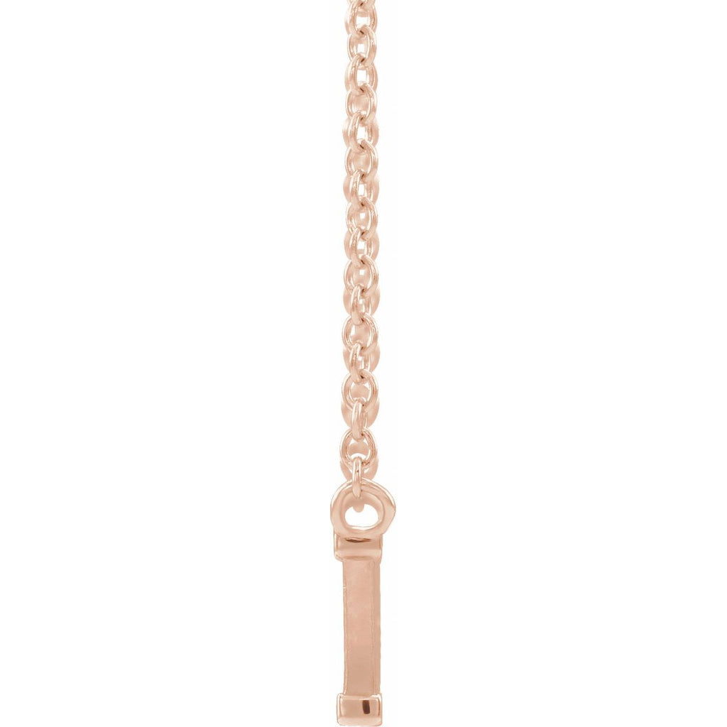 God Is Greater Than The Highs & Lows Necklace in 14k rose gold