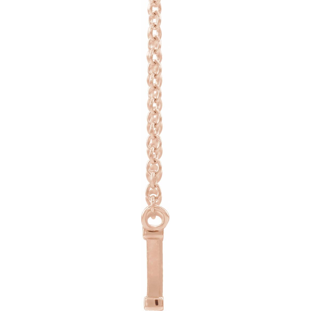 God Is Greater Than The Highs & Lows Necklace in 14k rose gold
