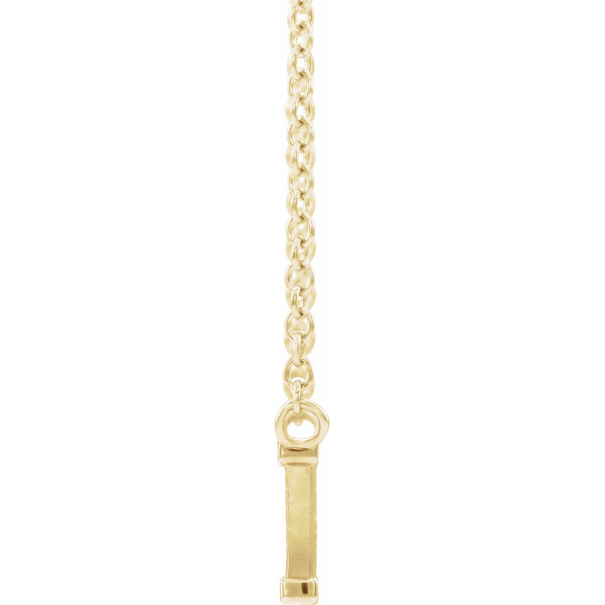 God Is Greater Than The Highs & Lows Necklace in 14k yellow gold