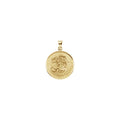 24.5 mm St. Michael Medal in 18k yellow gold