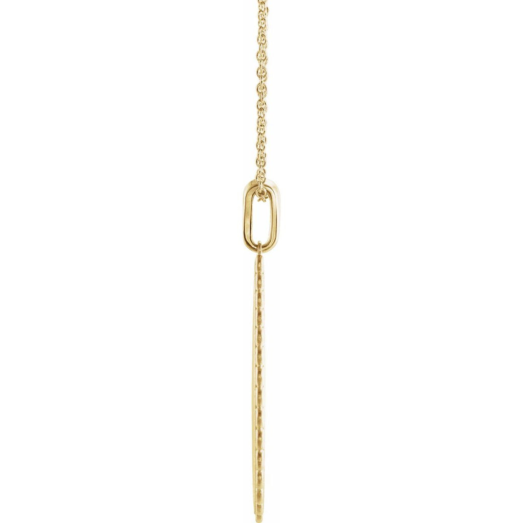 Trust in The Lord Necklace in 14k yellow gold
