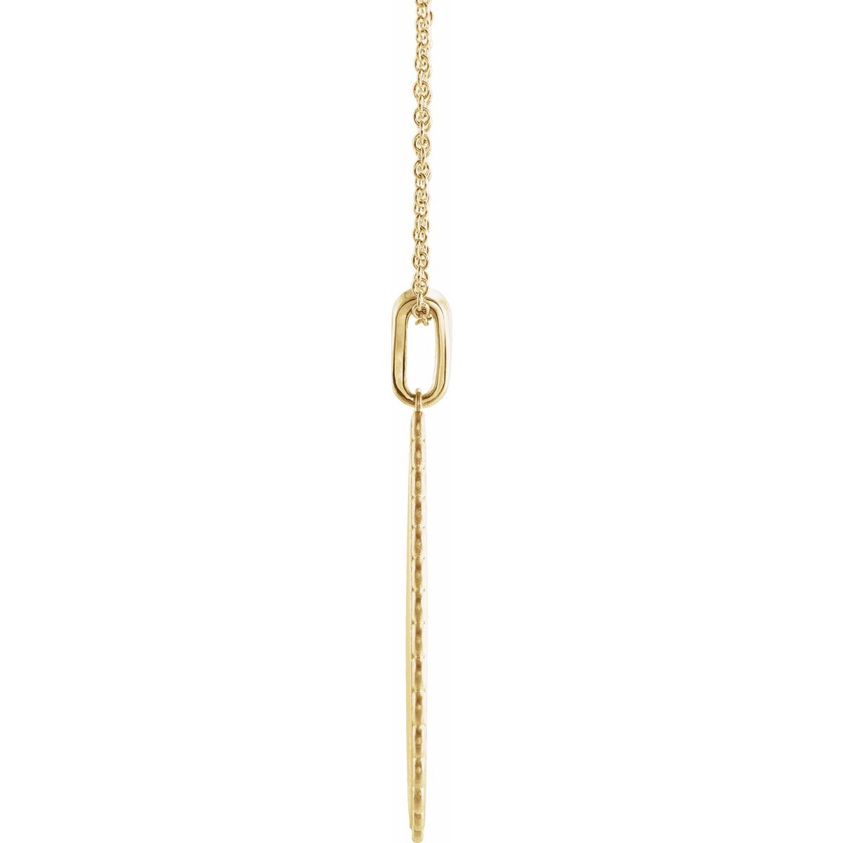 Trust in The Lord Necklace in 14k yellow gold