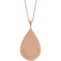 Trust in The Lord Necklace in 14k rose gold