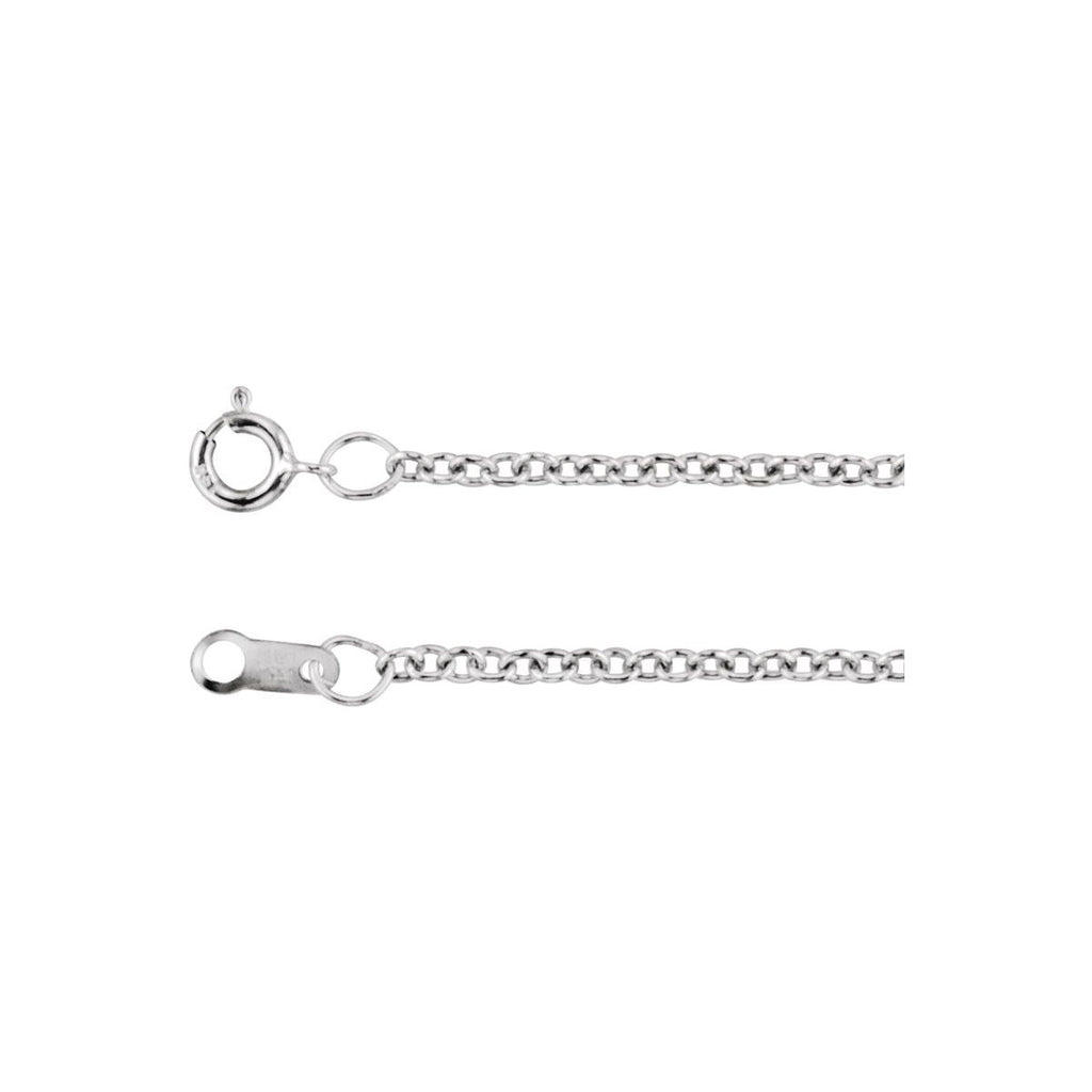 1.5 mm Cable Chain in platinum