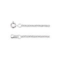 1.5 mm Cable Chain in platinum