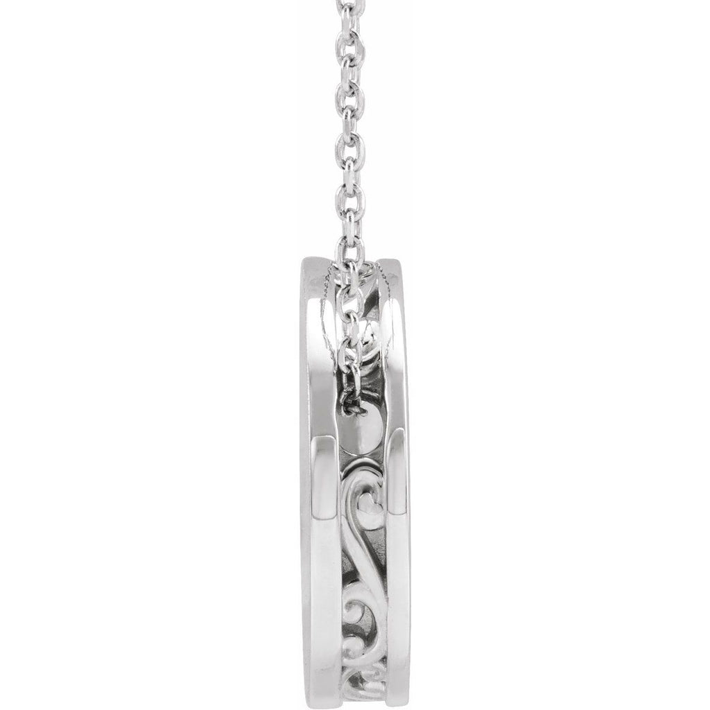 Engravable Disc Necklace