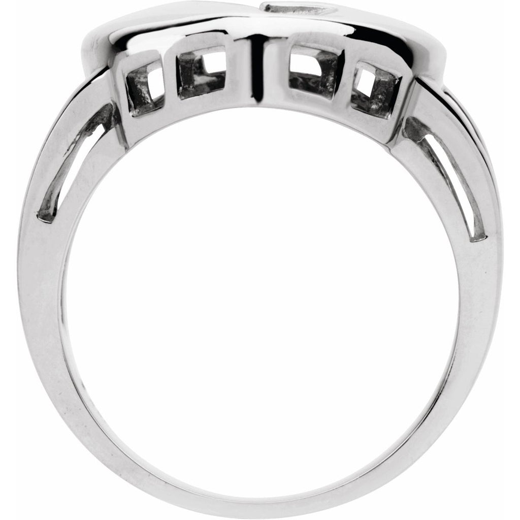 Engravable Family Heart Ring