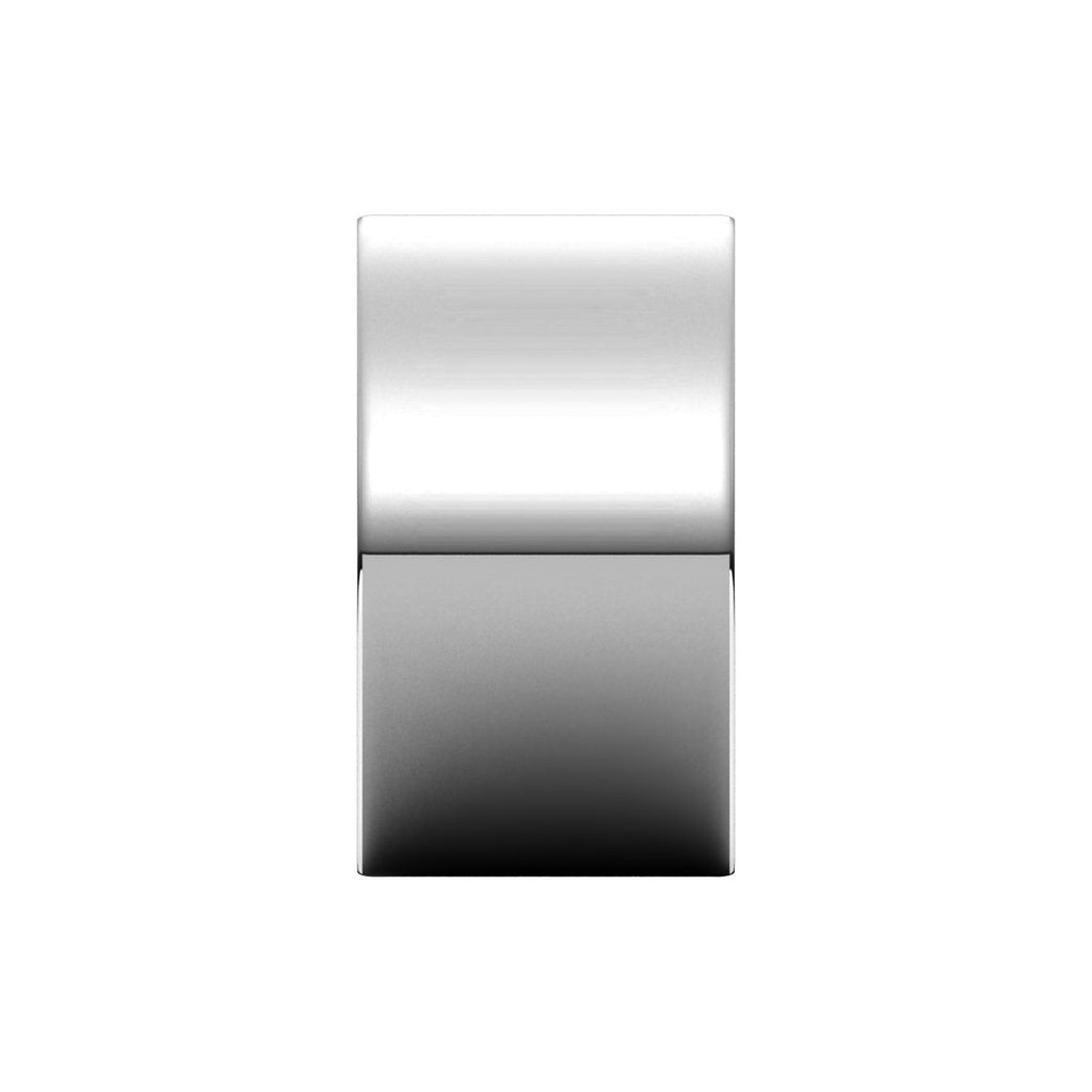 12 mm Comfort-Fit Flat Band in 14k white gold