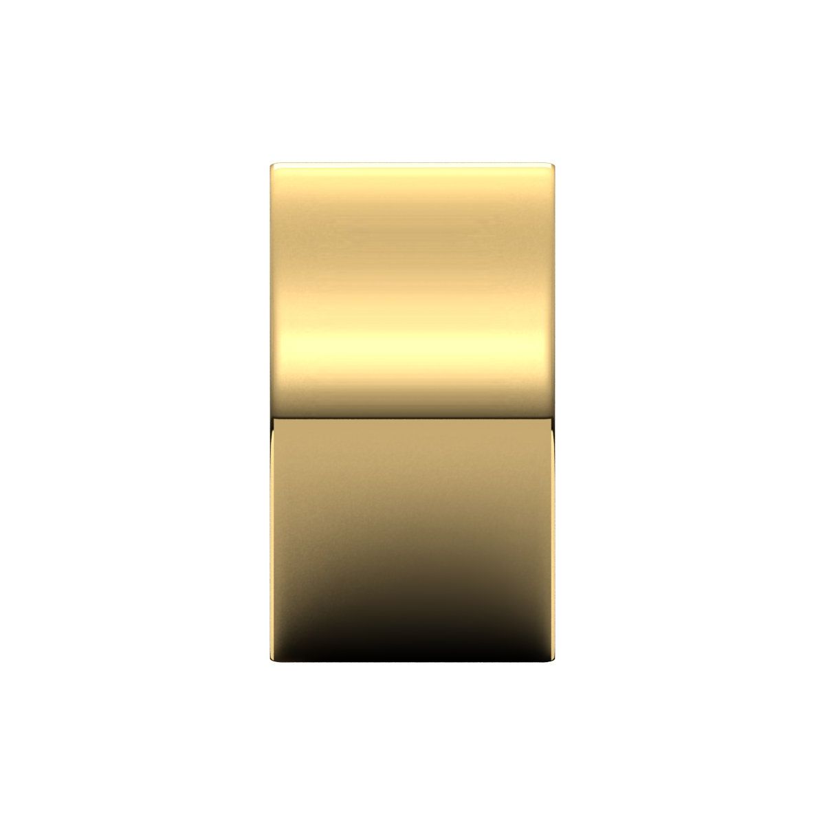 12 mm Comfort-Fit Flat Band in 14k yellow gold