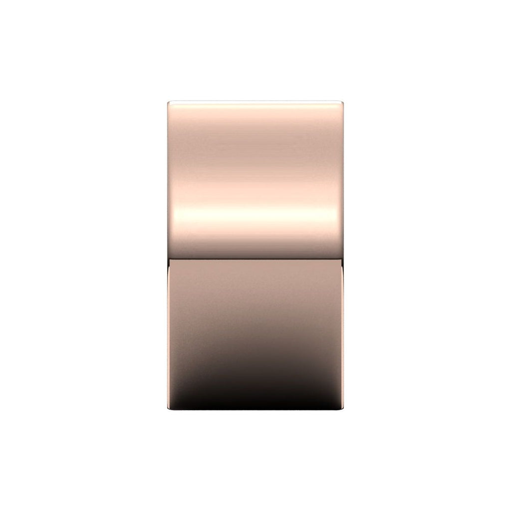 12 mm Comfort-Fit Flat Band in 14k rose gold