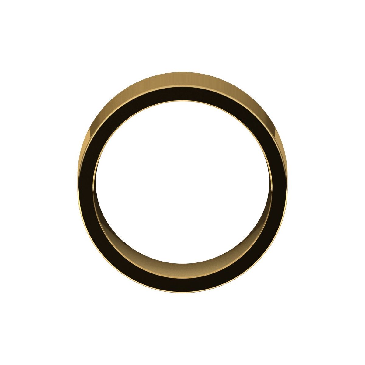 10 mm Comfort-Fit Flat Band in 14k yellow gold
