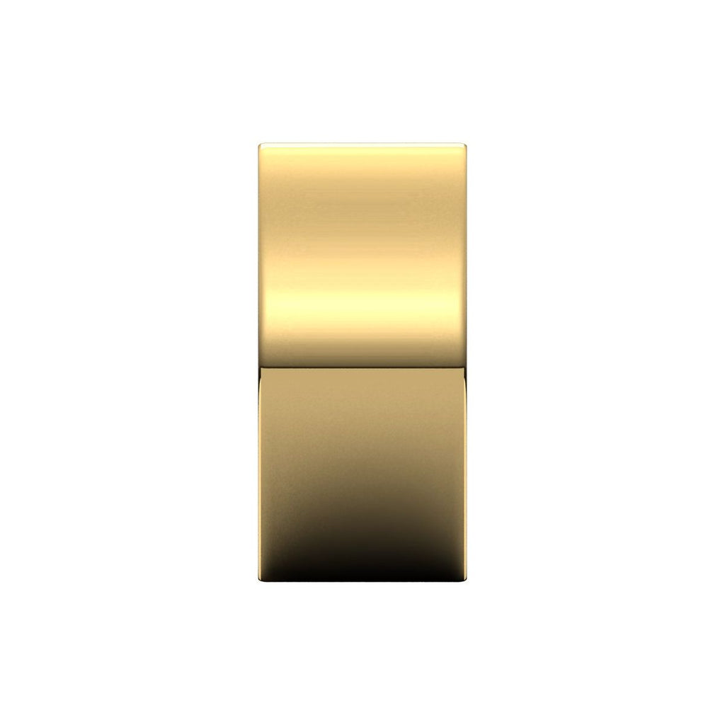 10 mm Comfort-Fit Flat Band in 14k yellow gold