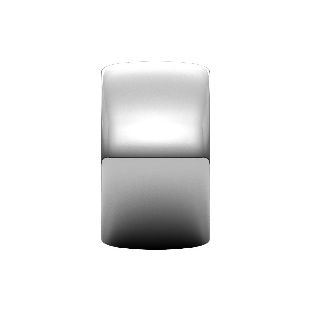 12 mm Half Round Band in 14k white gold