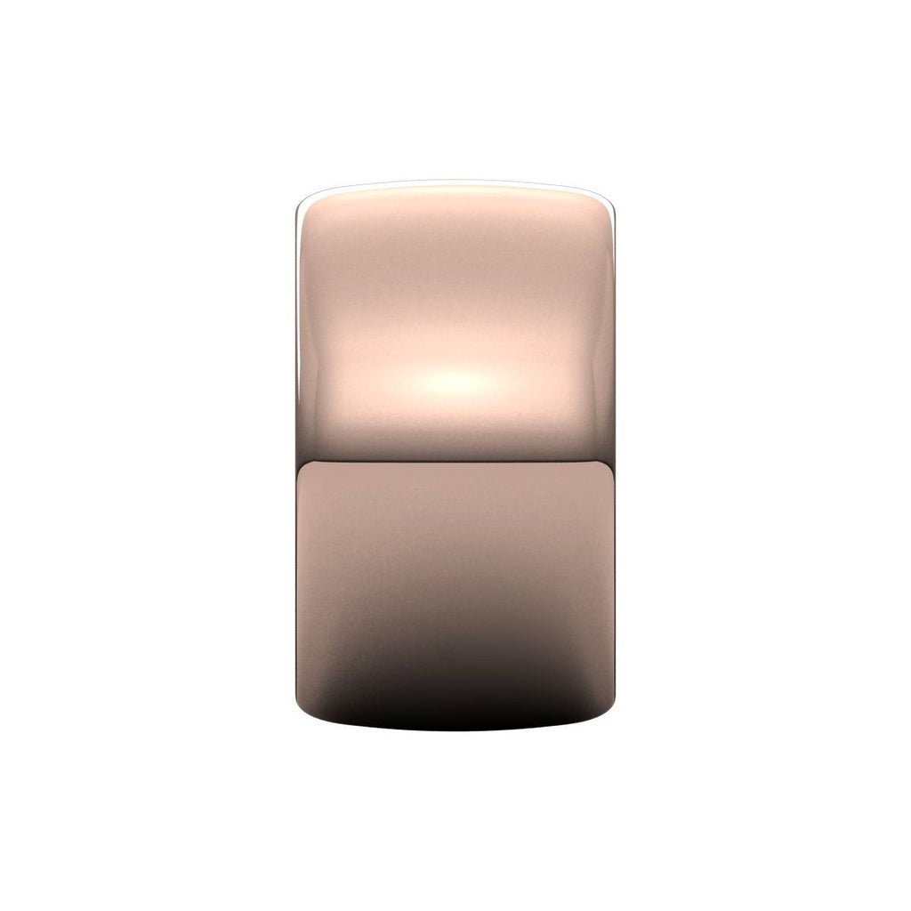 12 mm Half Round Band in 14k rose gold