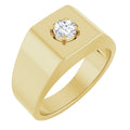 3/8 CTW Natural Diamond Ring in 14k yellow gold