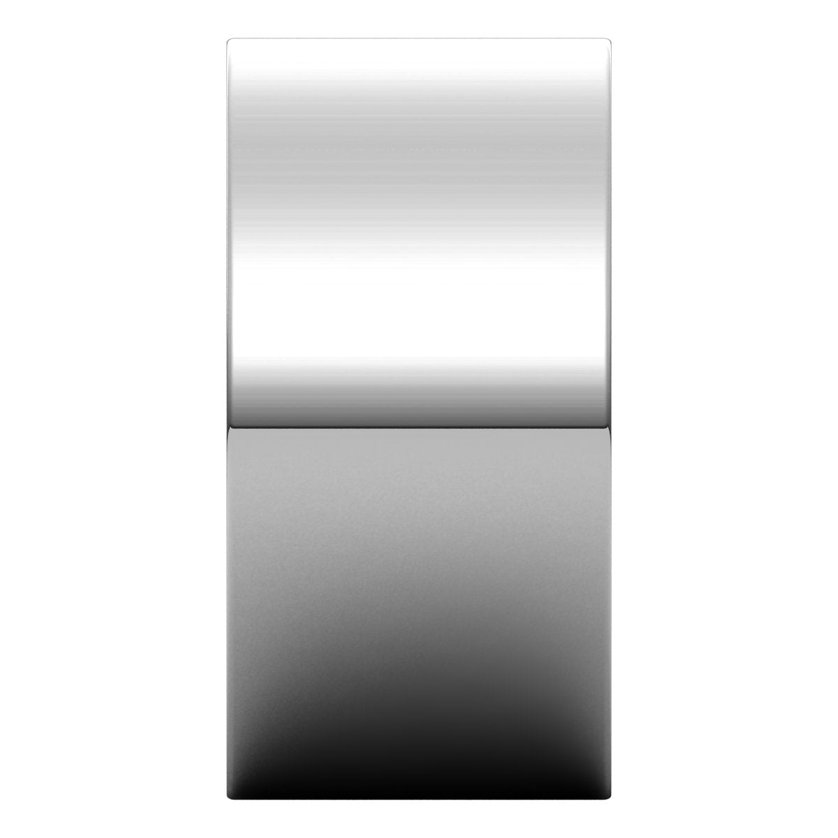 10 mm Flat Band in 14k white gold