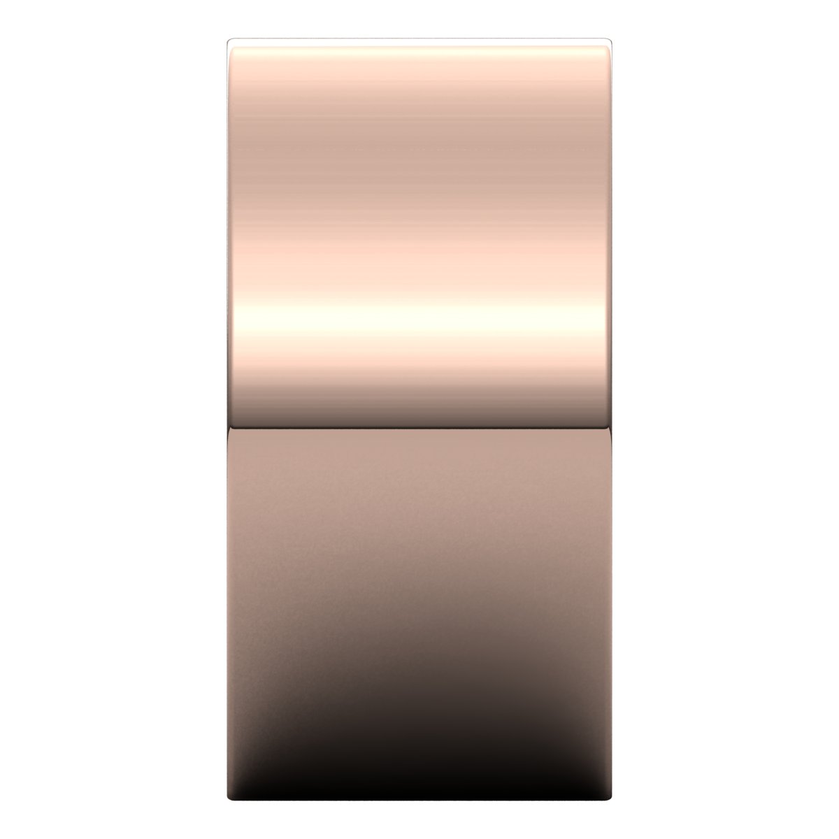 10 mm Flat Band in 14k rose gold