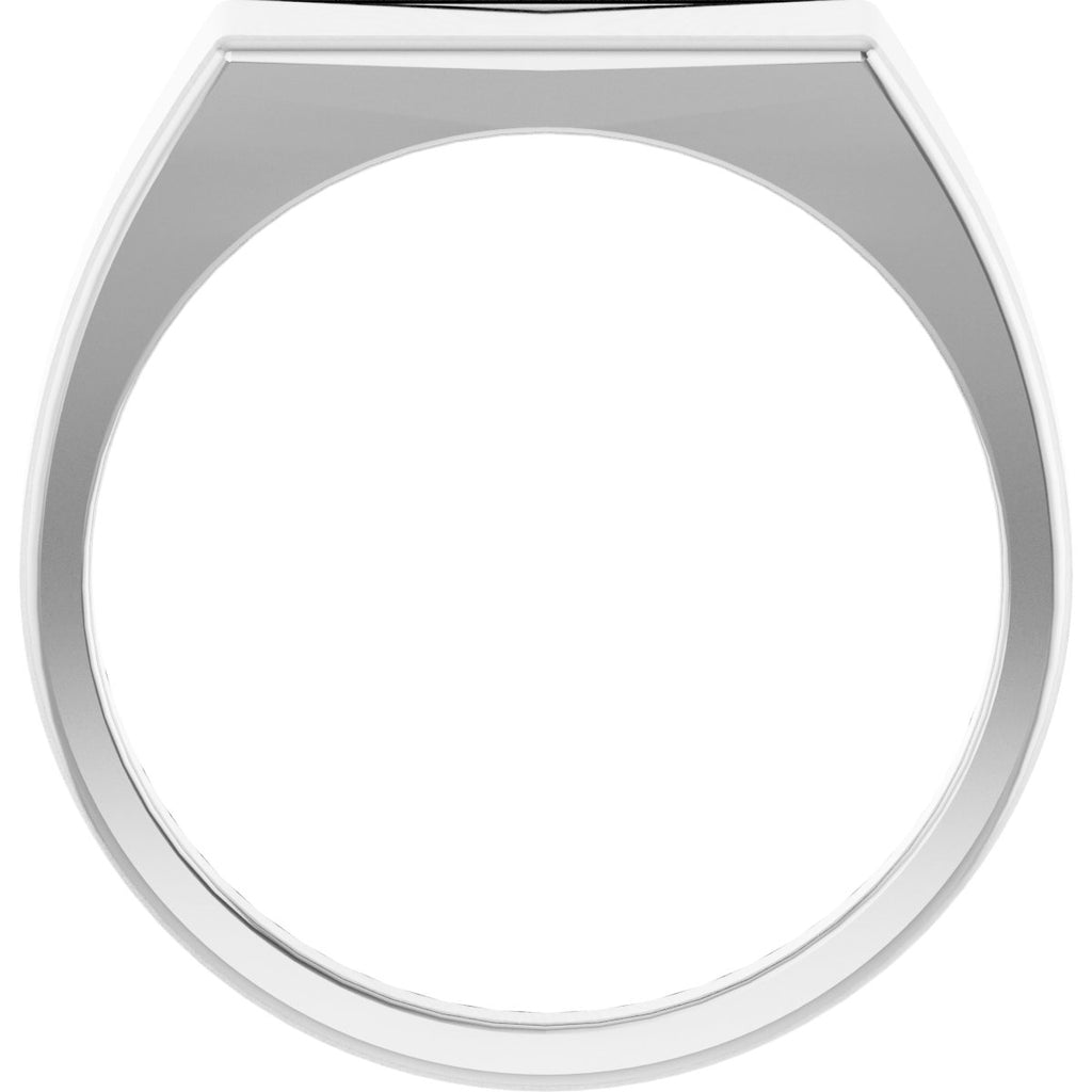 15x7 mm Rectangle Signet Ring