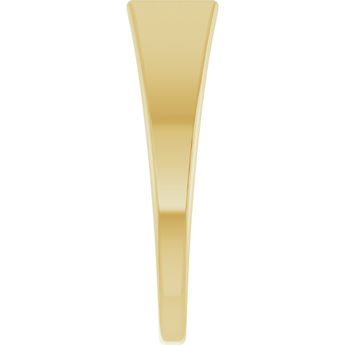 15x7 mm Rectangle Signet Ring in 14k yellow gold