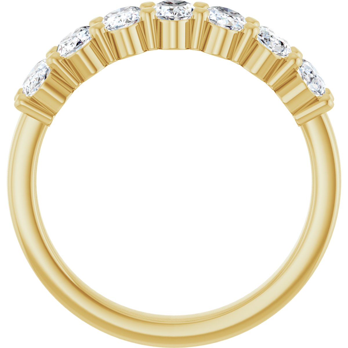 1 3/4 CTW Natural Diamond Annniversary Band in 14k yellow gold