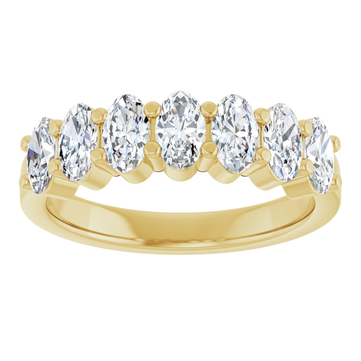1 3/4 CTW Natural Diamond Annniversary Band in 14k yellow gold