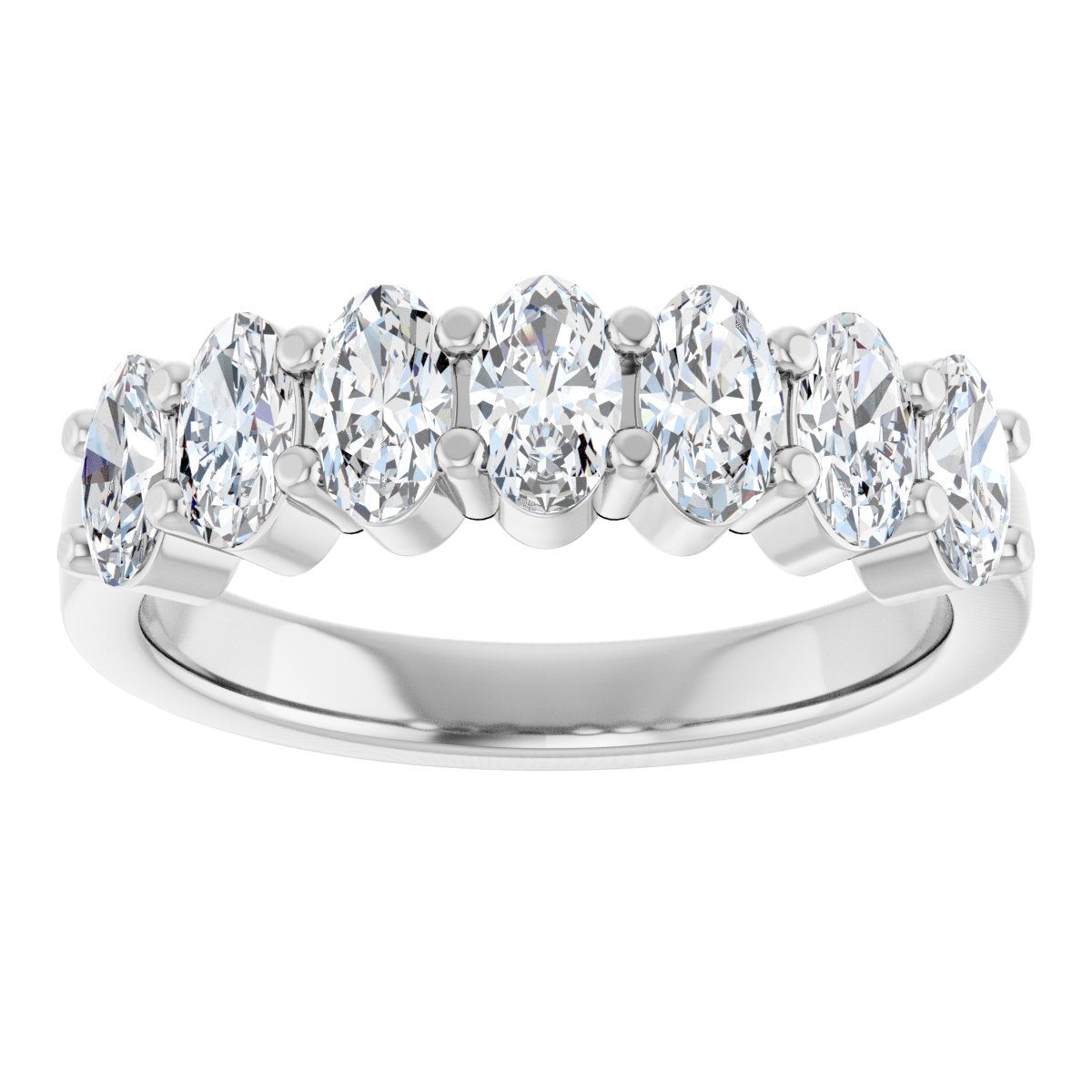 1 3/4 CTW Natural Diamond Annniversary Band in 14k white gold