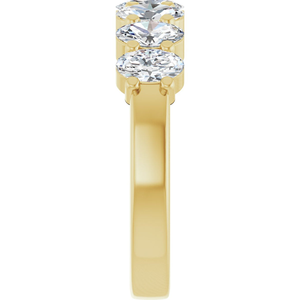 1 3/4 CTW Natural Diamond Annniversary Band in 14k yellow gold