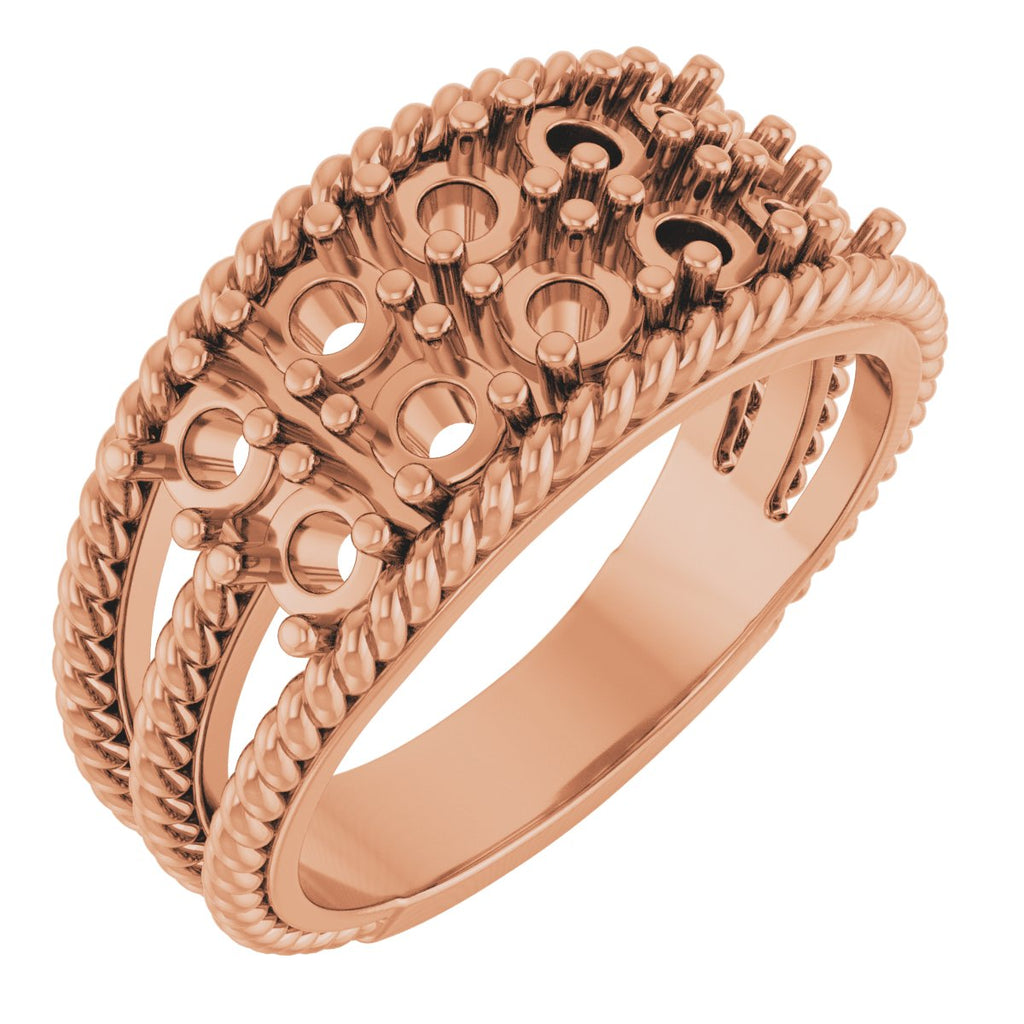 Family Negative Space Ring