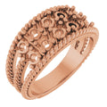 Family Negative Space Ring