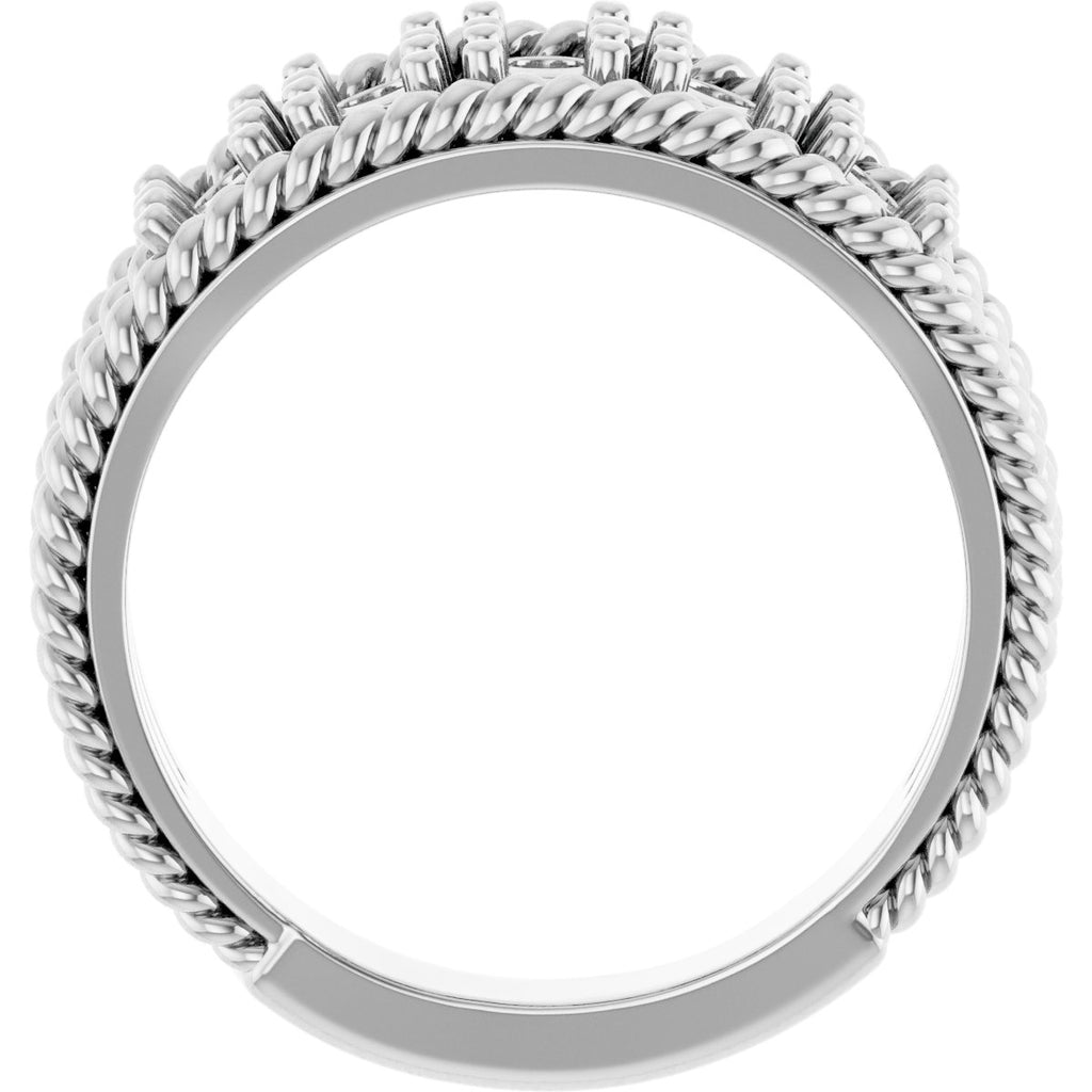 Family Negative Space Ring