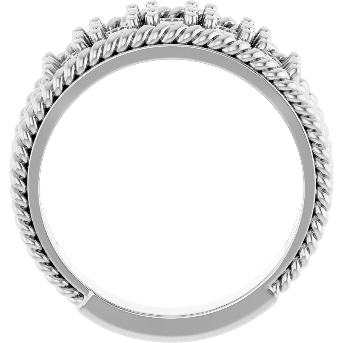 Family Negative Space Ring