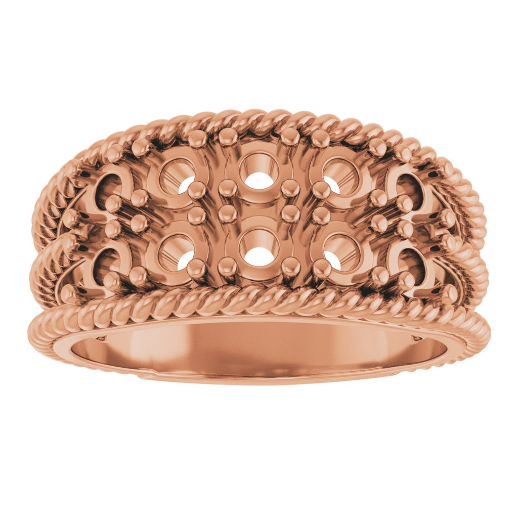 Family Negative Space Ring