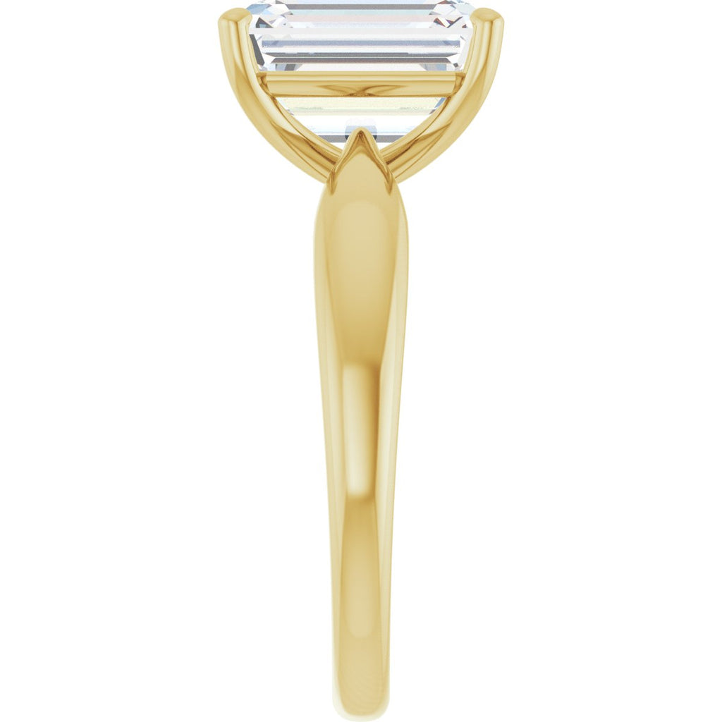 3 3/4 CTW Lab-Grown Diamond Engagement Ring in 14k yellow gold