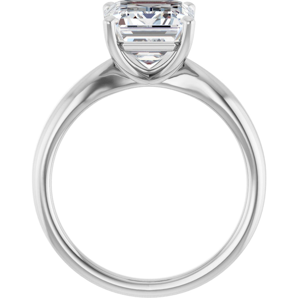 3 3/4 CTW Lab-Grown Diamond Engagement Ring in 14k white gold