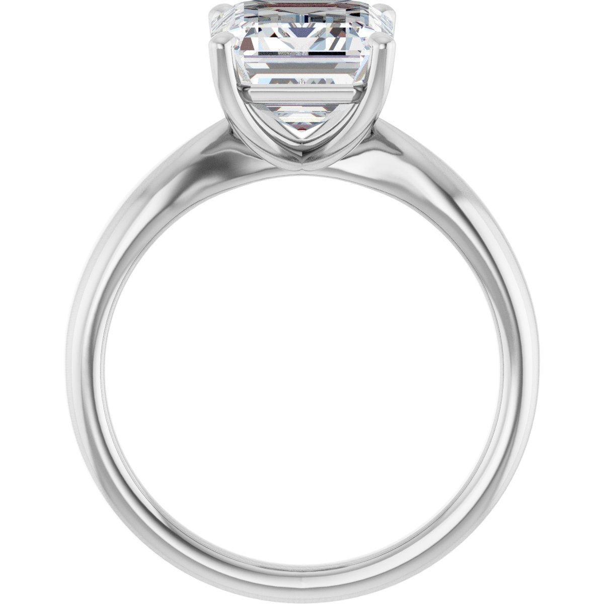 3 3/4 CTW Lab-Grown Diamond Engagement Ring in 14k white gold