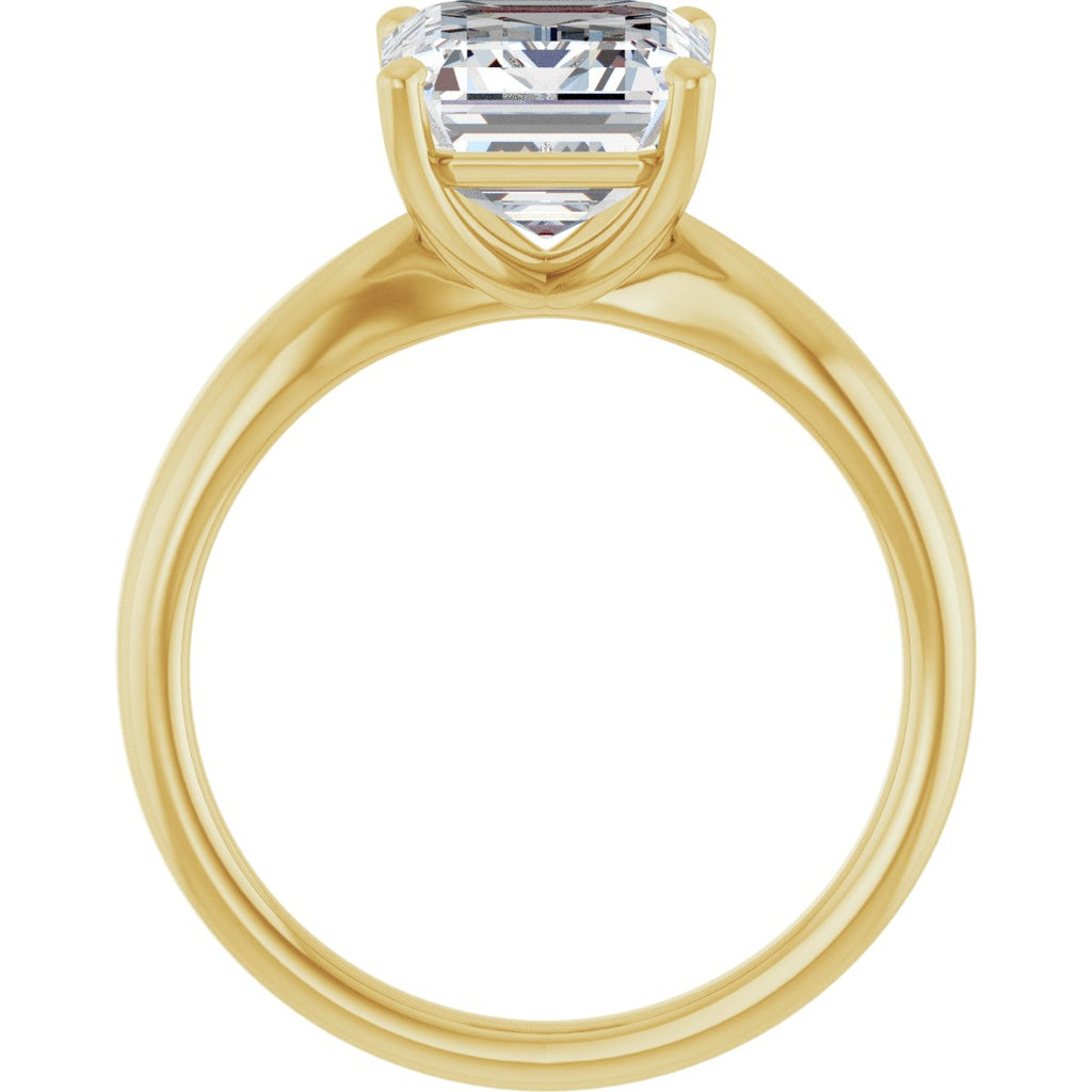 3 3/4 CTW Lab-Grown Diamond Engagement Ring in 14k yellow gold