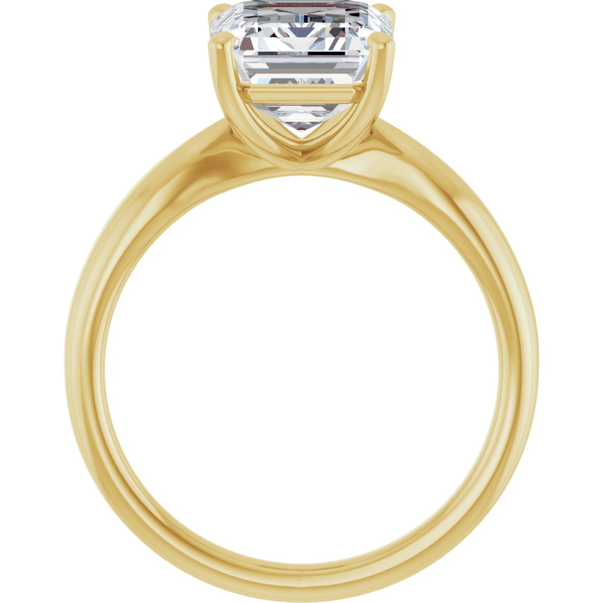 3 3/4 CTW Lab-Grown Diamond Engagement Ring in 14k yellow gold