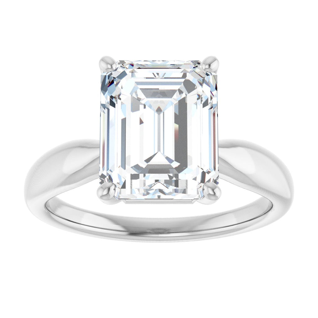 3 3/4 CTW Lab-Grown Diamond Engagement Ring in 14k white gold