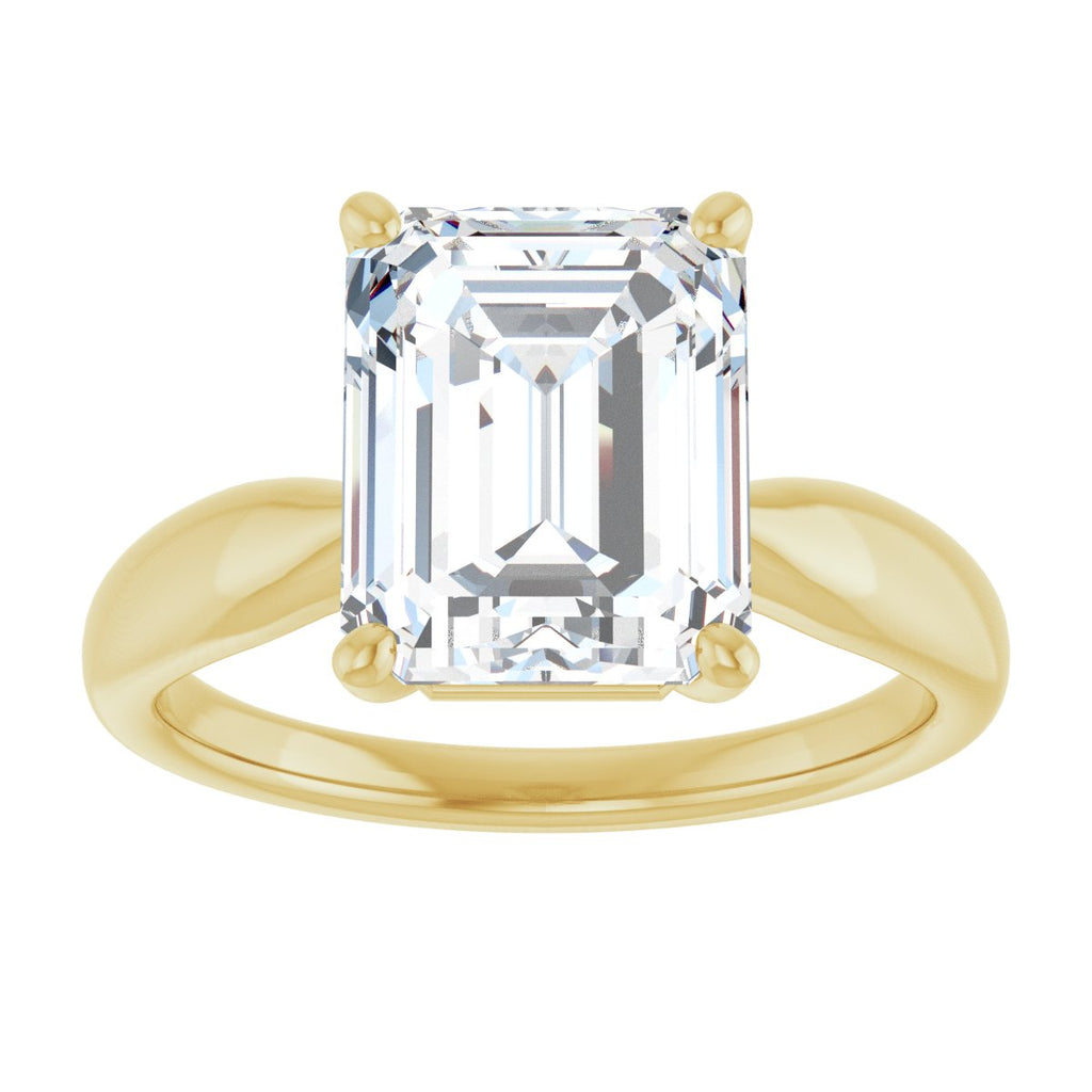 3 3/4 CTW Lab-Grown Diamond Engagement Ring in 14k yellow gold