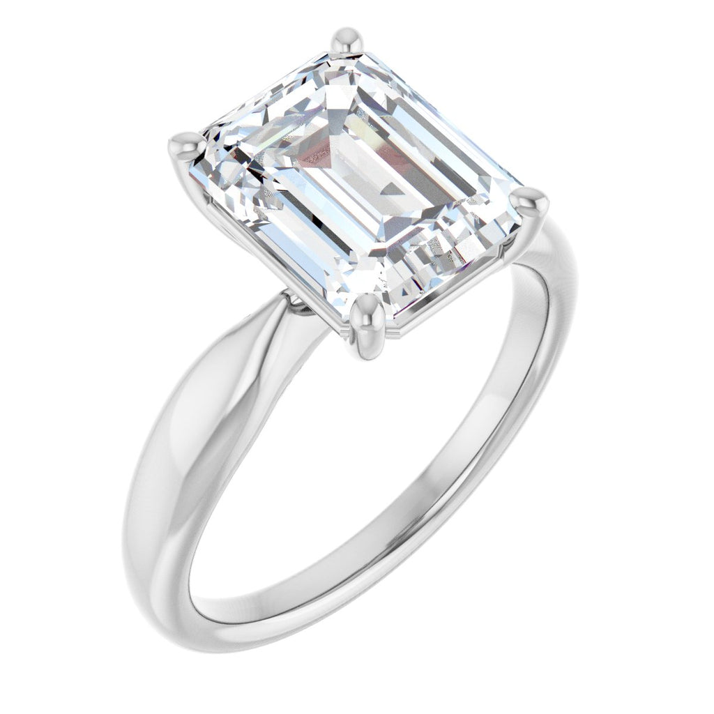 3 3/4 CTW Lab-Grown Diamond Engagement Ring in 14k white gold