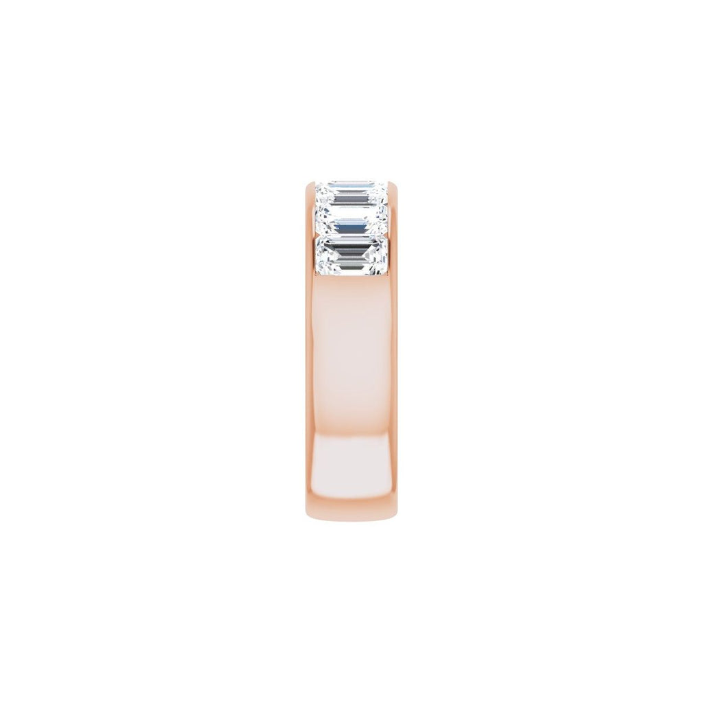 4 1/5 CTW Natural Diamond Band in 14k rose gold