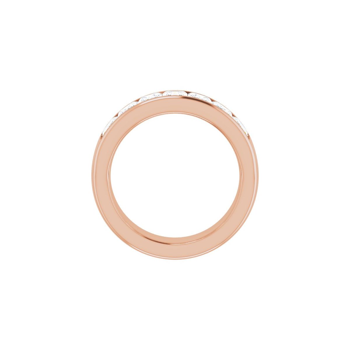 4 1/5 CTW Natural Diamond Band in 14k rose gold