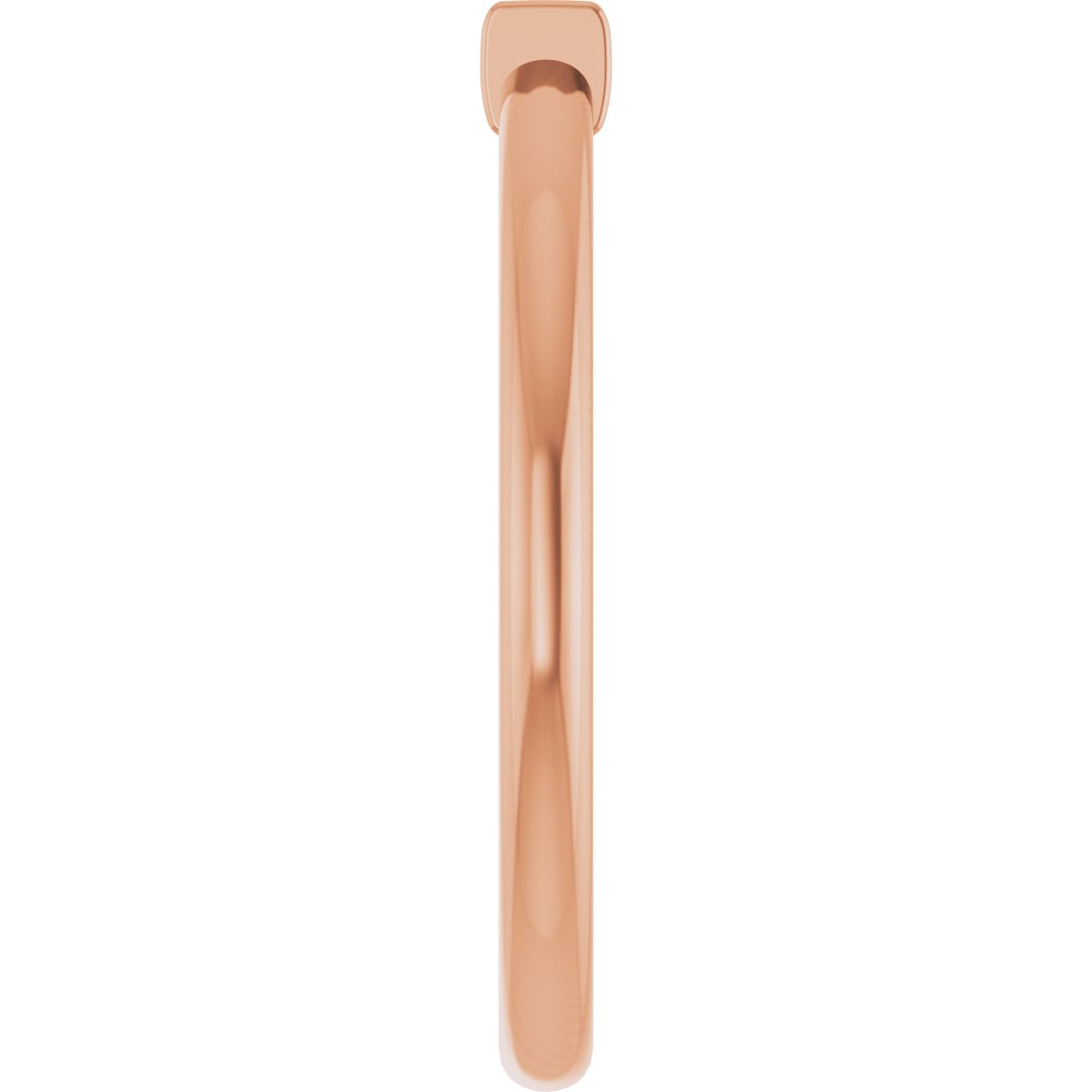 Natural Green Tourmaline Stackable Ring in 14k rose gold
