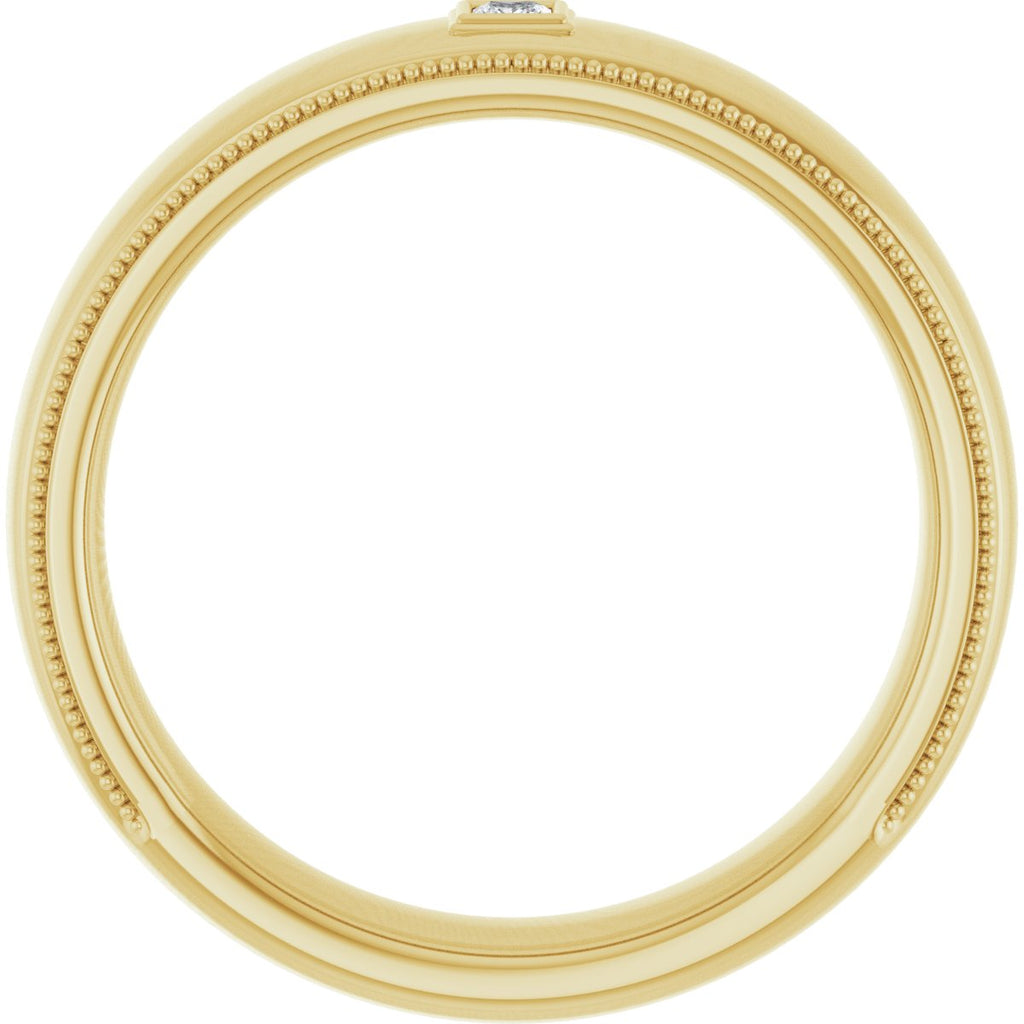 .05 CTW Natural Diamond Band in 14k yellow gold