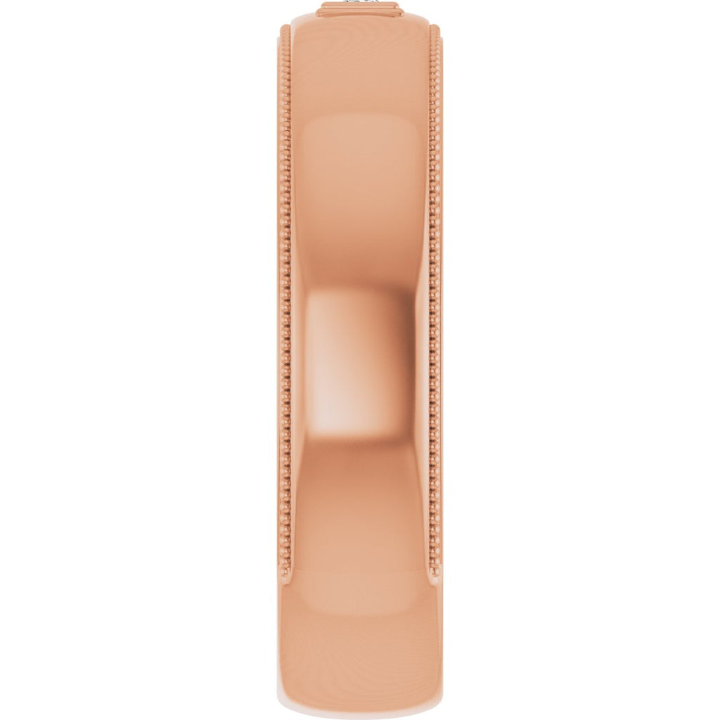 .05 CTW Natural Diamond Band in 14k rose gold