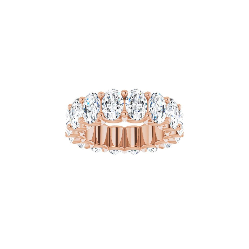 5 9/10 CTW Natural Diamond Eternity Band in 14k rose gold